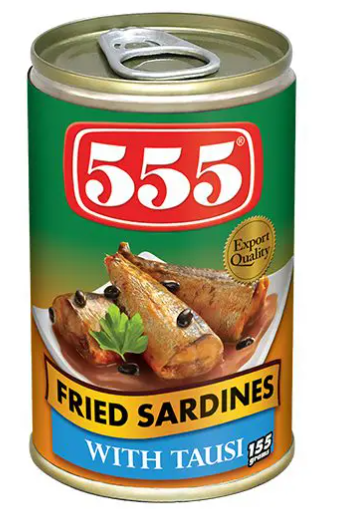 555 Fried Sardines With Tausi - 155g