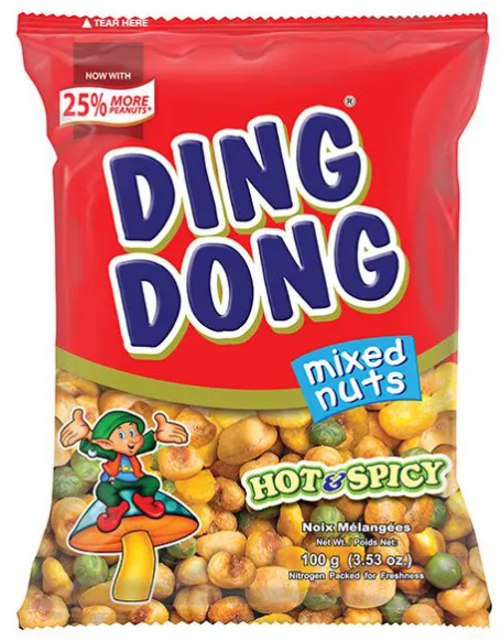 Ding Dong Super Mix Hot & Spicy 100g