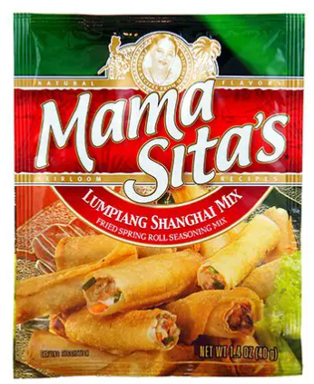 Mama Sita's Lumpiang Shanghai Mix - Fried Spring Roll Seasoning Mix -40g 