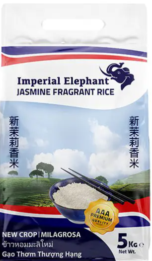 Imperial Elephant Jasmine Fragrant Rice - 5kg
