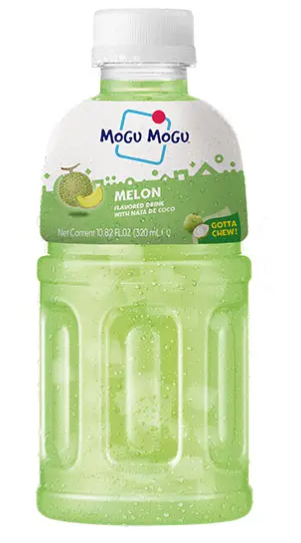 Mogu Mogu Melon Flavoured Drink with Nata De Coco – 320ml