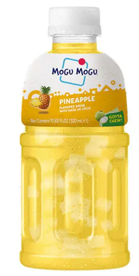 Mogu Mogu Pineapple Flavoured Drink with Nata de Coco – 320ml