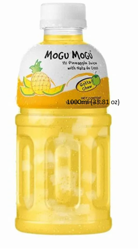 Mogu Mogu Pineapple Flavoured Drink with Nata de Coco Drink  1000ml