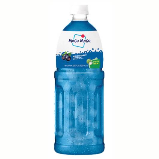 Mogu Mogu Blackcurrant Flavoured Drink with Nata de Coco - 1000ml