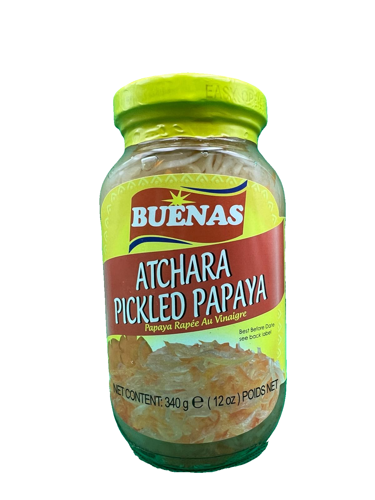 BUENAS Atchara Pickled Papaya (Grated) - 340g