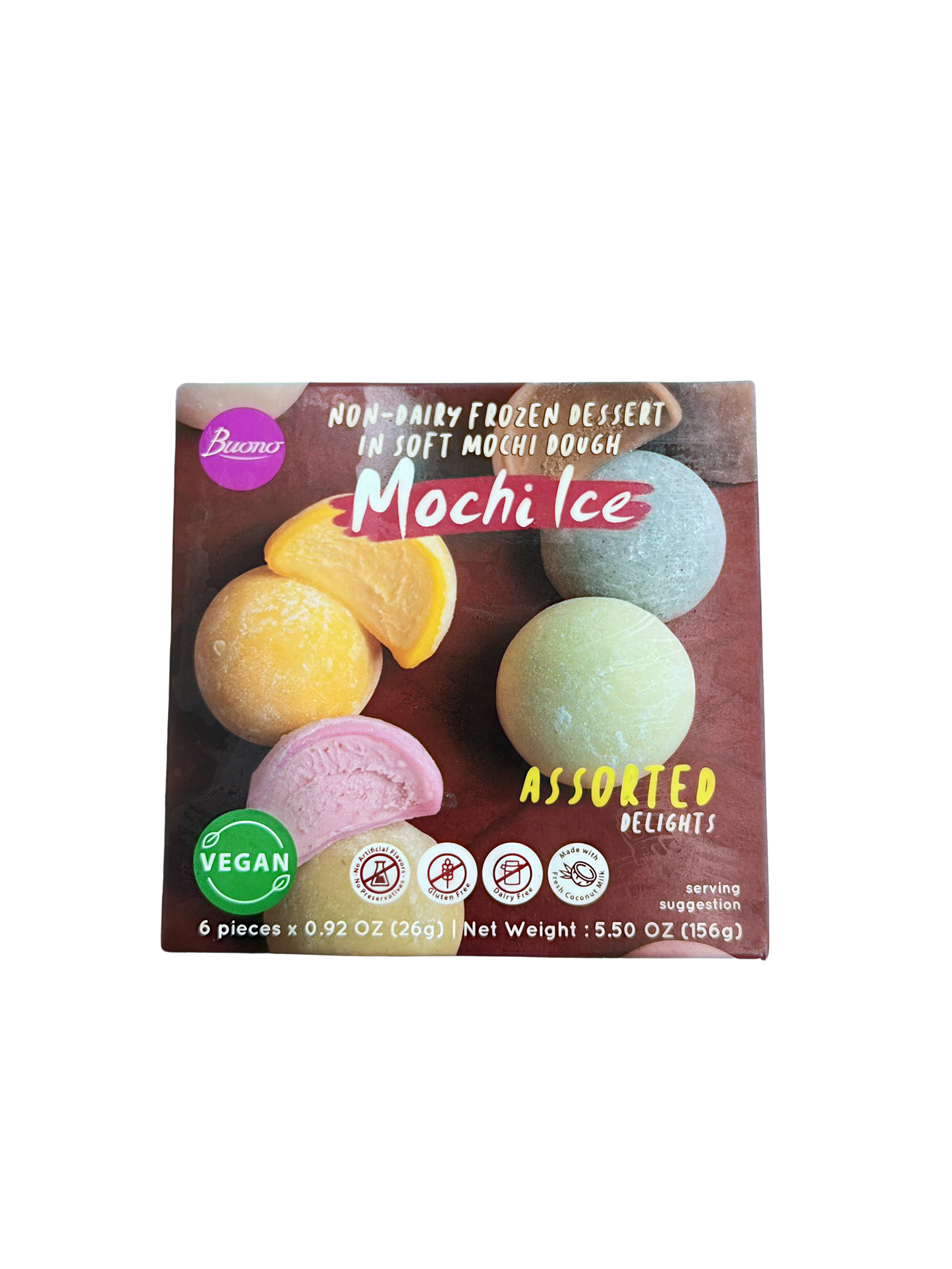 Buono Mochi Ice Assorted Delight – 156g