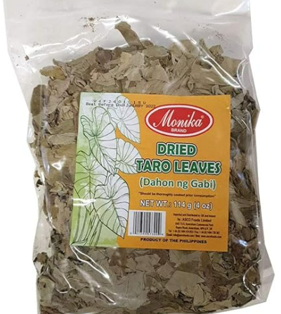 Monika Dried Taro Leaves (Dahon ng Gabi) -114g