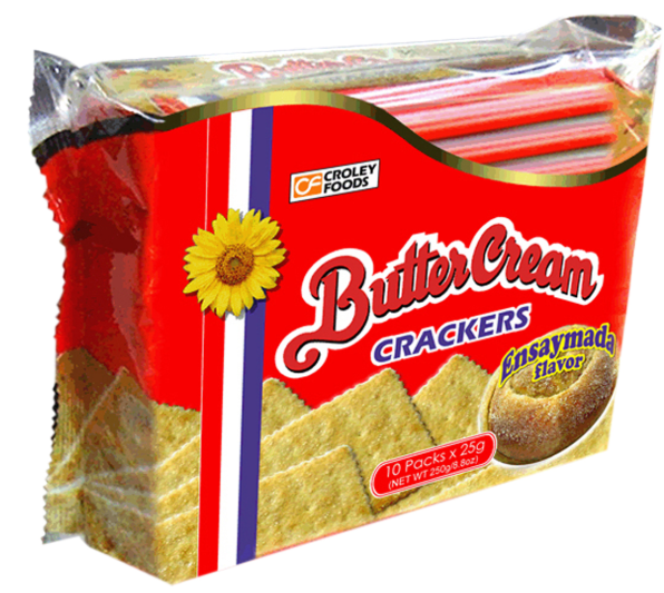 SUNFLOWER Butter Cream Crackers - Ensaymada - 10x25g