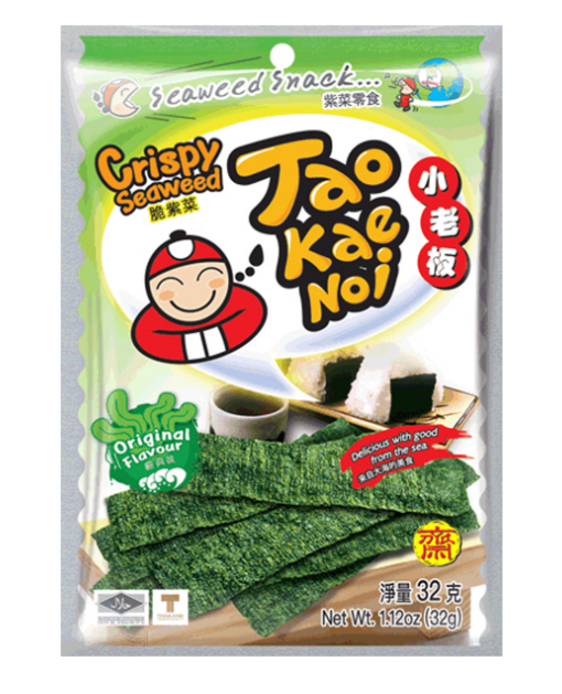 TAO KAE NOI Crispy Seaweed - Original - 32g
