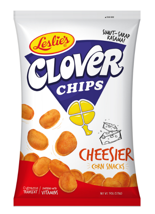 LESLIE'S Clover Chips - Cheese Flavour - 145g