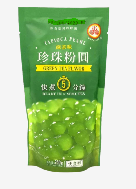 YU FU YUAN Tapioca Pearl Green Tea - 250g